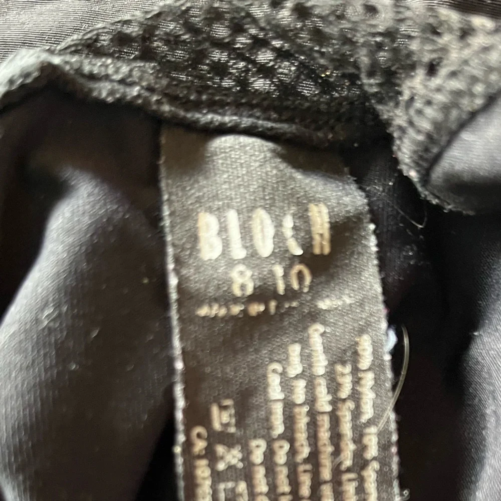 Bloch Black Mesh Sleeve Leotard